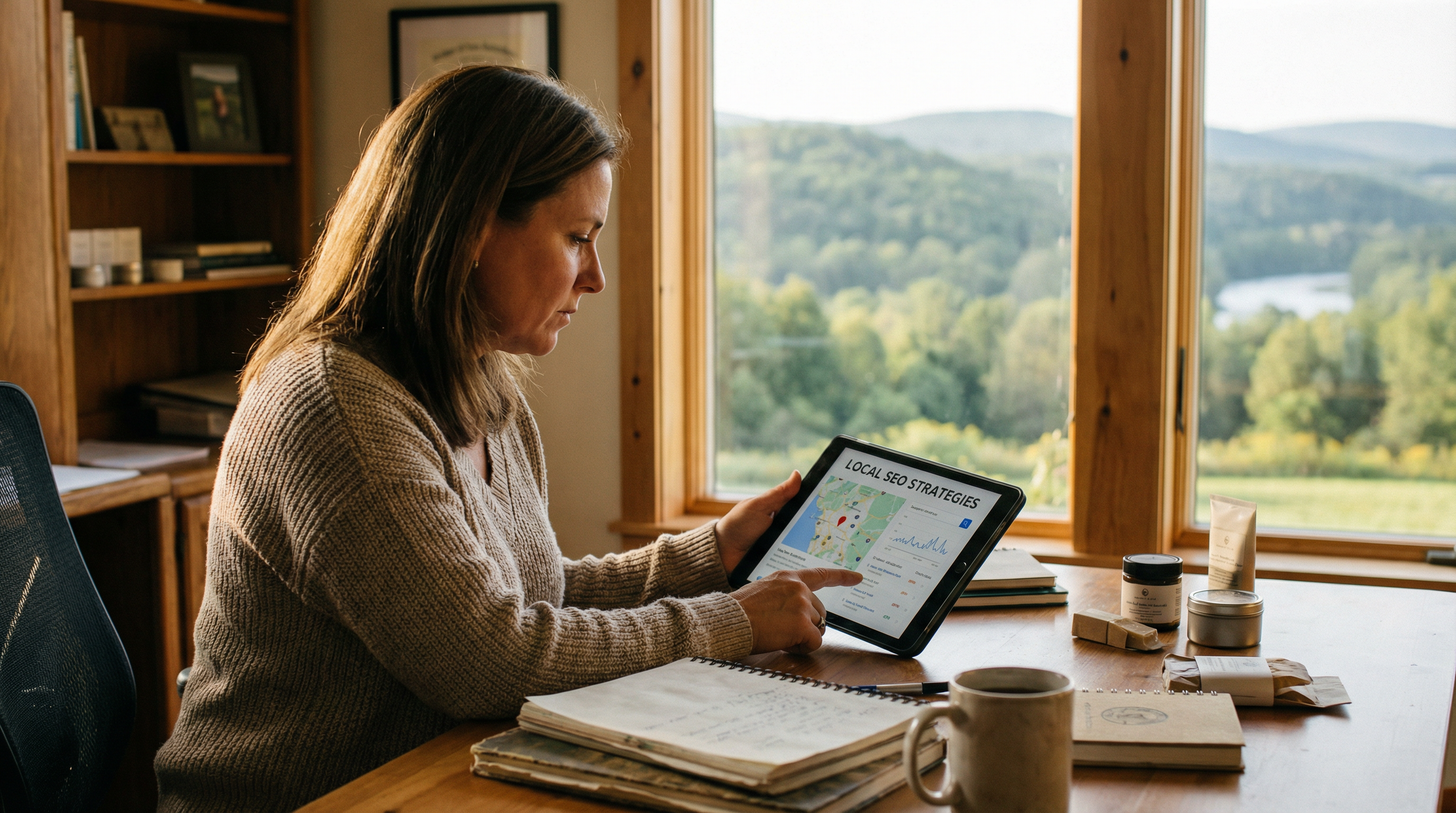 Upstate New York landscape suggesting local service businesses and regional search visibility